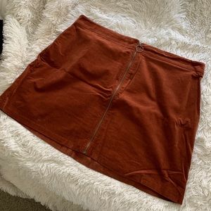Burnt Orange Skirt